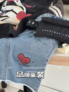 【新品】品牌童装夏款儿童裤子 韩版男女童印花百搭休闲牛仔短裤