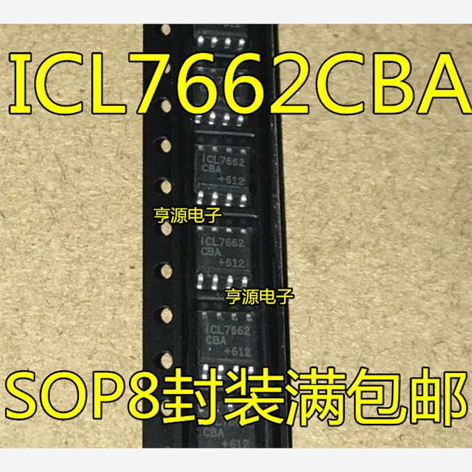 ICL7662  ICL7662CBA CBAZ  ICL7662IBA SOP8 全新进口芯片