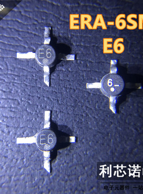 ERA-6SM ERA-6SM+ 丝印E6 6 SMT86封装  MINI 黑色十字架现货直拍