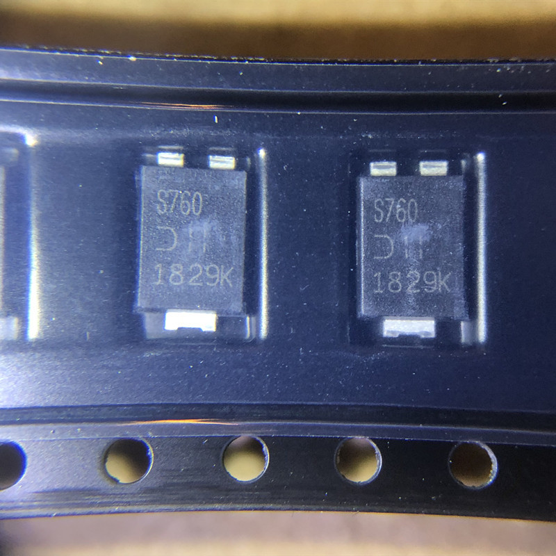 PDS760Q-13丝印S760低VF值小体积贴片二极管只做原装芯片IC