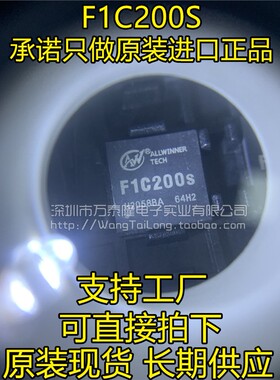 万泰隆 全新原装 全志F1C200S 小系统主控芯片 ARM9架构