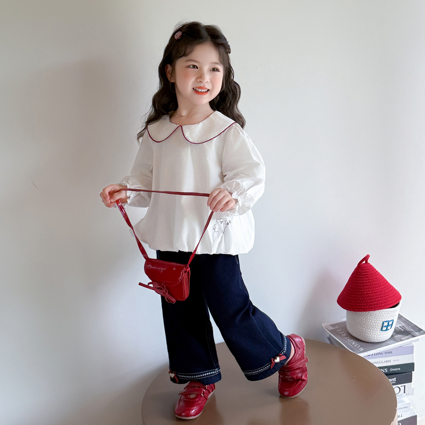 女童秋装搭配一整套装2025新款洋气女宝宝小童开学早秋穿搭儿童装