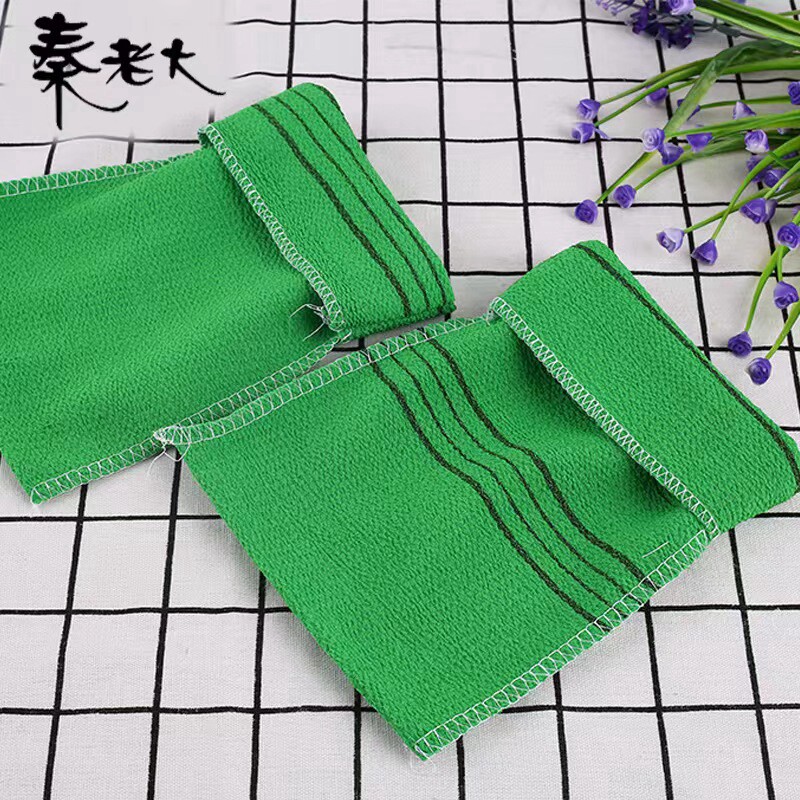 秦老大搓澡巾单层粗砂洗澡巾沐浴搓背手套强力搓泥去角质搓灰神器