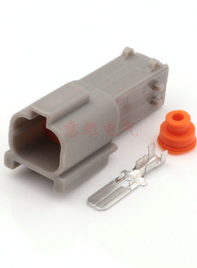 DJ7011YA-6.3-11 适用于汽车线束插头 1孔汽车接插件 MG640951