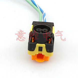 适用于气袋触发器插头连接器接插件DJ70277-1-21黑色不带线