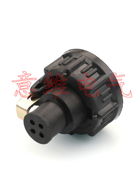 DJ7048B-3.5-21 汽车连接器接插件 3.5系列圆形4孔4芯配端子 4P