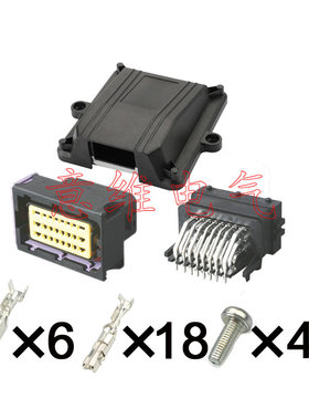 211PL249S0023/HCCPHPE24BGYB90F 灰色24针改装电脑/油改气接插件