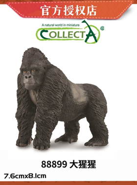 英国CollectA我你他仿真野生动物模型88899大猩猩红猩猩黑猩猩