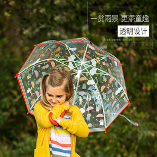 [官方正品]法国DJECO儿童雨伞 法式设计观雨透明图案可爱轻便3+岁