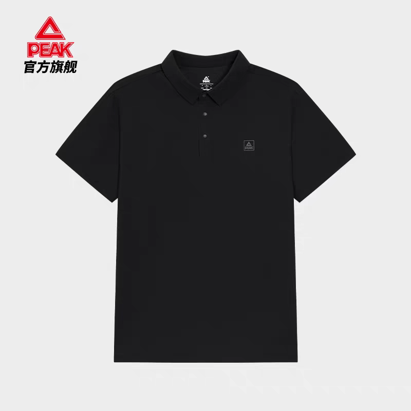 匹克翻领短袖POLO衫男2026夏季新款休闲运动T恤上衣F6252037