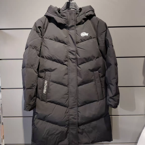 匹克情侣中长款羽绒服2024新防风运动时尚外套F5244087/F5244088