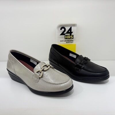 西班牙24HRS/24小时牛皮女鞋单鞋