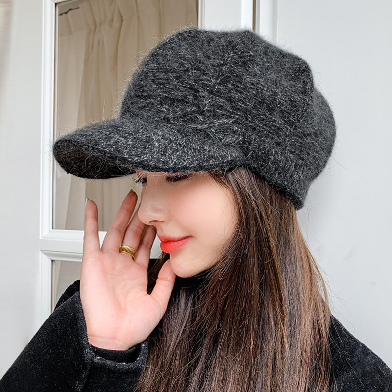 帽子女秋冬天时尚百搭护耳保暖鸭舌针织帽冬季骑车防寒加厚毛线帽,服饰配件/皮带/帽子/围巾,帽子,淘宝优惠券,粉丝福利购,淘宝优惠卷