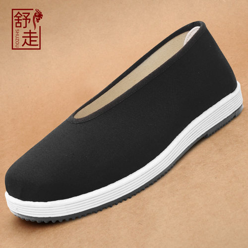 舒走耐磨老北京布鞋日常
