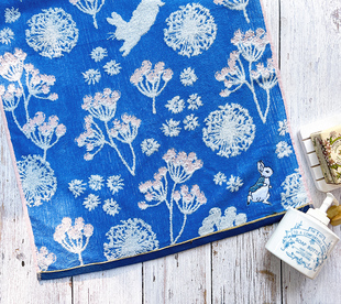 花间的小彼特。出口日本纯棉无捻纱彼得兔小浴巾适合宝宝娇嫩肌肤