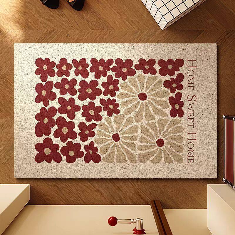 锦玉芳华。入户门玄关刮泥蹭土脚垫丝圈地垫防滑地毯耐脏易打理,居家布艺,入户地垫,淘宝优惠券,粉丝福利购,淘宝优惠卷