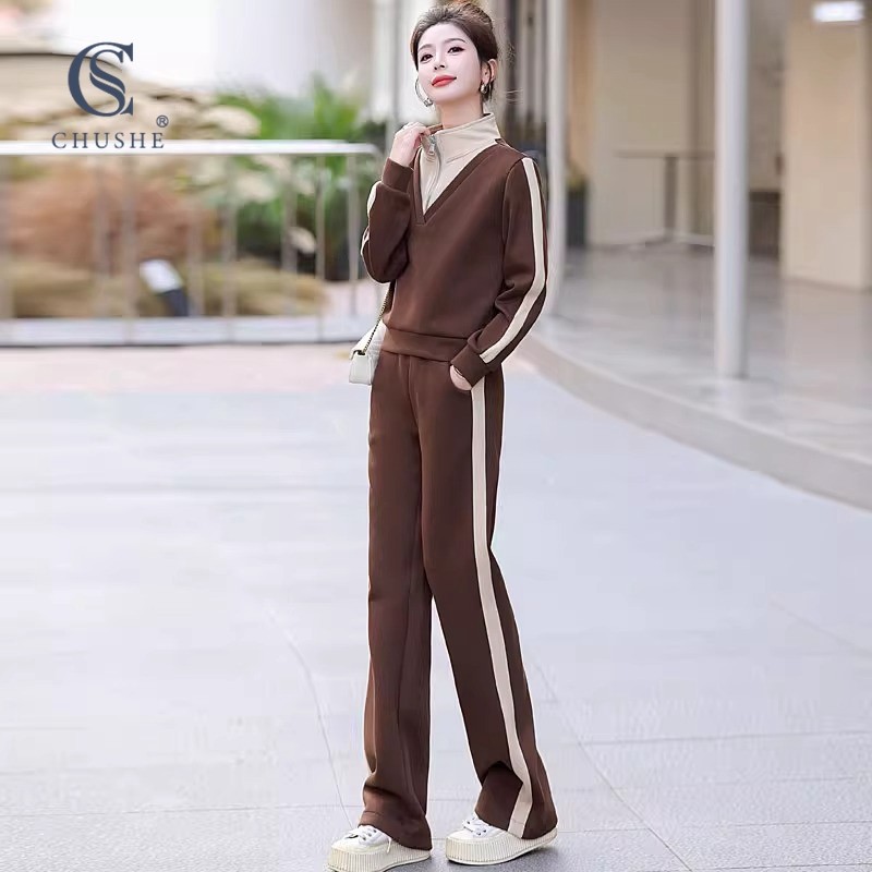 流行漂亮休闲运动服套装早春季2025年新款女装活泼减龄时尚两件套