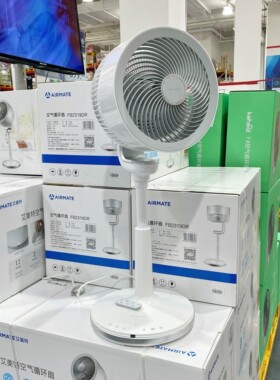 艾美特空气循环扇FB2319DR落地涡轮对流立式静音无叶电扇CA23-RD1