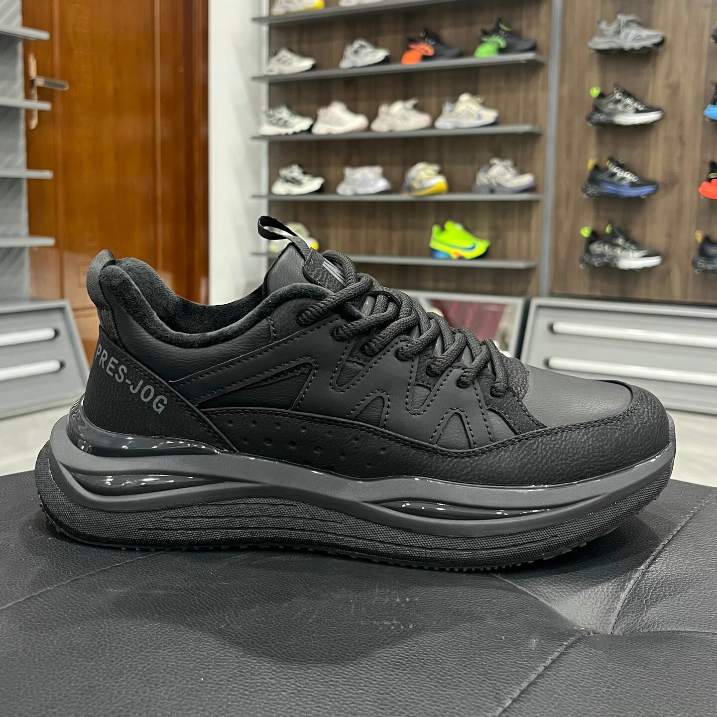 总统慢跑鞋男鞋2025年冬季新款加绒加厚二棉保暖休闲跑步运动鞋