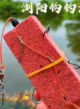 湖南钓法浏阳钩手工精绑抛竿海竿爆炸钩浏阳坨砣飞毛腿钩鲤鱼鱼钩