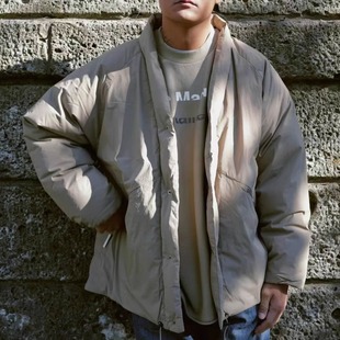 白山×TAION×MAD联名款余文乐同款道袍白鸭绒羽绒服外套2色现货