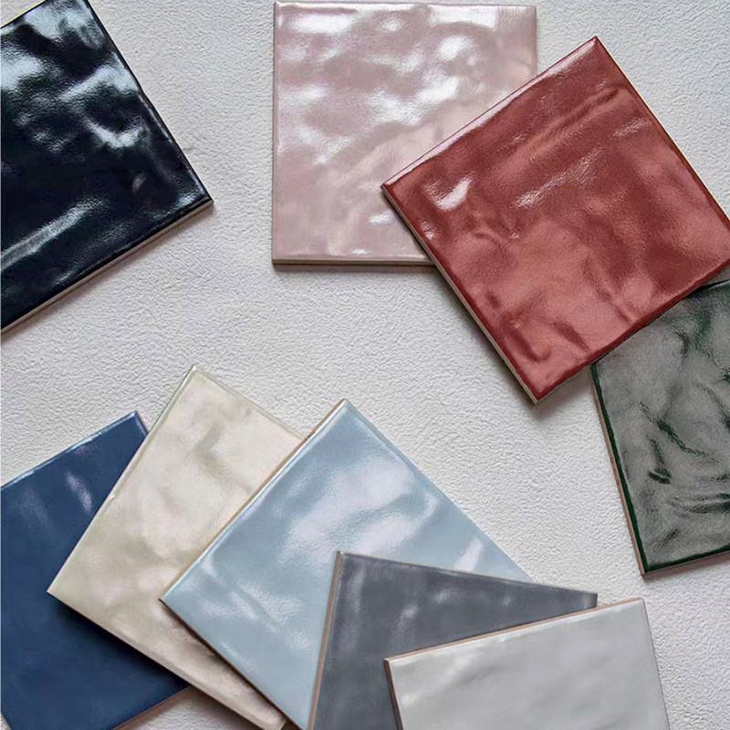 复古珍珠釉120×120手工砖马卡龙