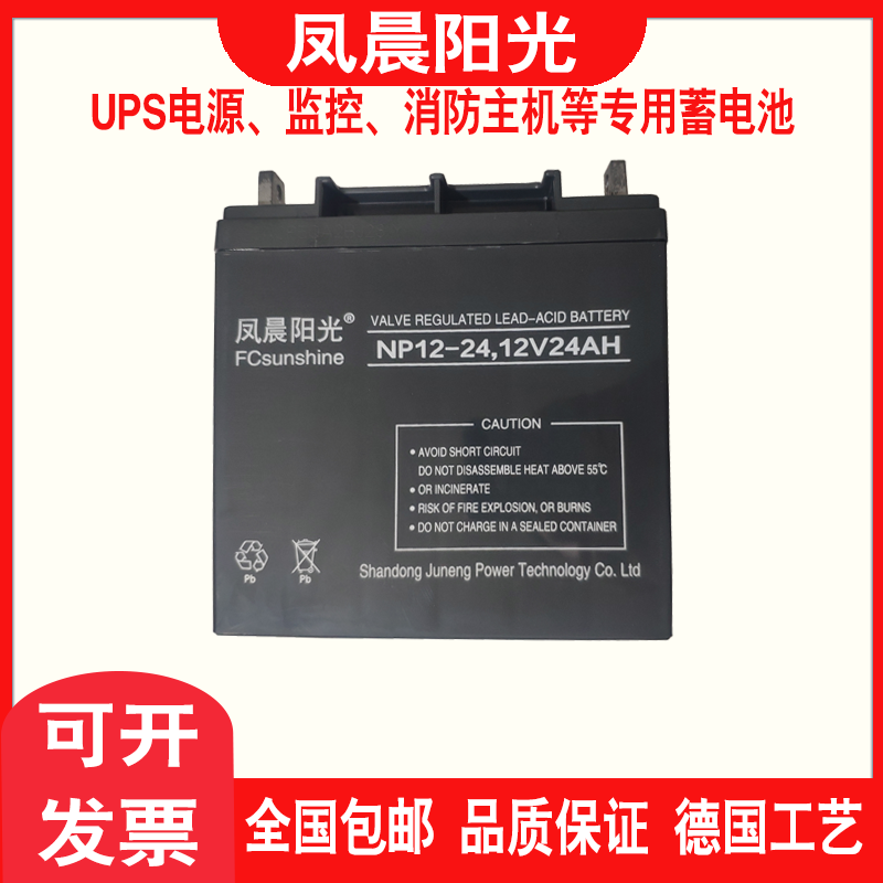 凤晨阳光蓄电池12V24AHUPS电源