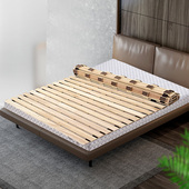 实木榻榻米卷床床架折叠床板防潮神器透气床架子床垫板午休床铺板