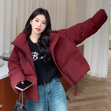 冬季新款灯芯绒90白鸭绒羽绒服女面包服外套A7115P275K398，女装羽绒服，2C268