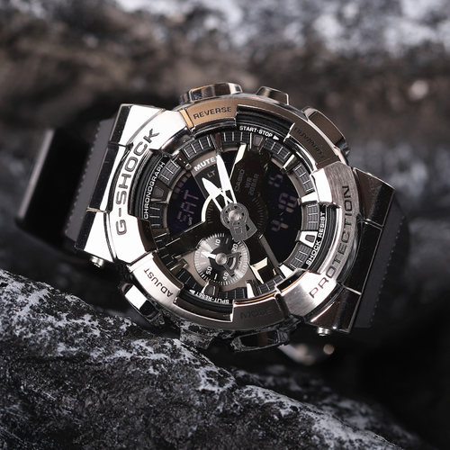 卡西欧男士双显金属时尚王一博表