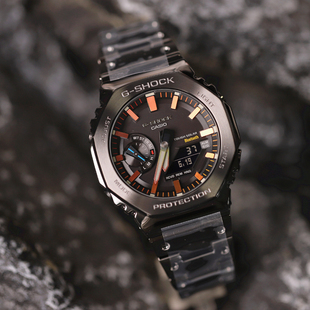 卡西欧手表男生GSHOCK农家八角橡树太阳能蓝牙运动GM B2100BPC
