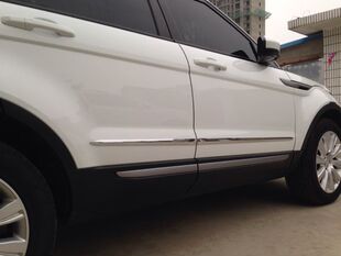 12至24款路虎极光改装车门防撞装饰亮条不锈钢车身饰条防擦条配件