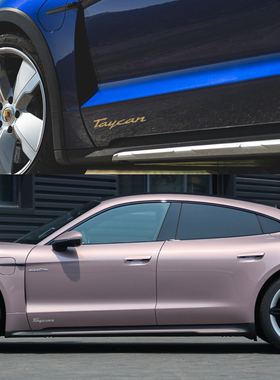 适用于保时捷Taycan贴纸字母标4S装饰车门车型标记车贴turboS专用