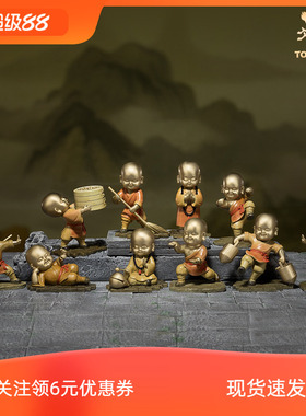铜师傅铜中式少林摆件小和尚装饰