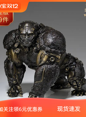 铜师傅 正版授权《变形金刚》猩猩队长大号 手办模型 桌面铜摆件