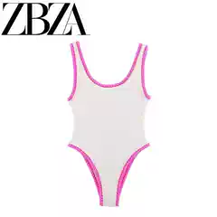 ZR Spring New Arrival ZA Women's European and American Style Fashionable Contrast Color Simple Swimwear 0167061