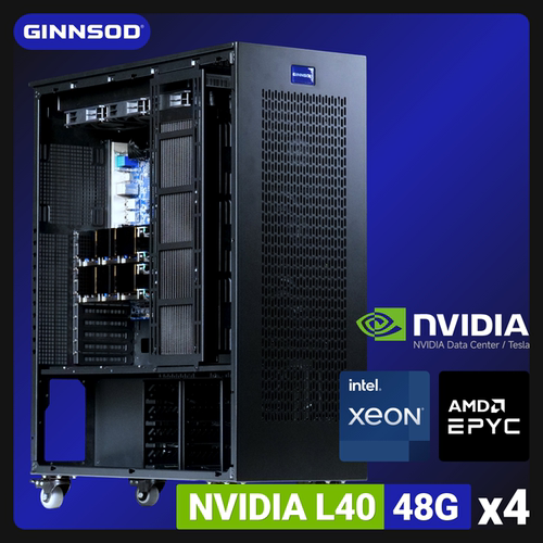 四显卡L40-48G水冷版超静音主机