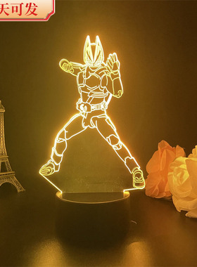现货假面骑士极狐帝骑手办周边模型景品摆件送男生礼物氛围小夜灯