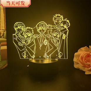 现货樱兰高校男公关部藤冈春绯须王环手办周边摆件礼物氛围小夜灯