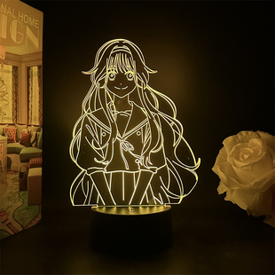 现货薰香花朵凛然绽放和栗薰子动漫手办周边桌面装饰摆件氛围夜灯