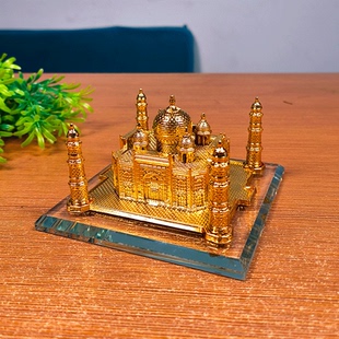 泰姬陵巴黎伦敦群楼建筑模型笔筒摆件水晶底座特色旅游纪念礼品