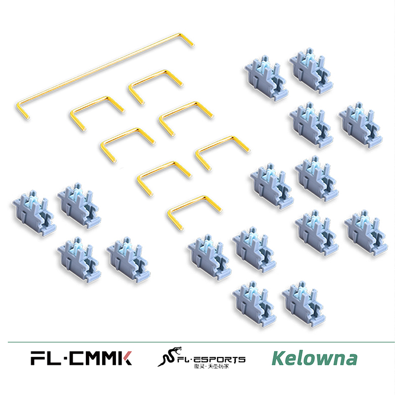 Kelowna 腹灵fl-cmmk联名钢板卫星轴v3键盘大键青空定制pom卫星轴 电脑硬件/显示器/电脑周边 键盘 原图主图