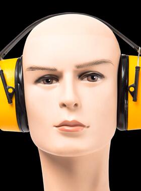 以勒NRR 25dBSNR 30dB便携式睡觉学习建筑工地工厂降噪隔音耳罩