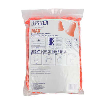 2025霍尼韦尔钟型耳塞填充包PU泡棉NRR33dB SNR37dBEN352-2|EN458