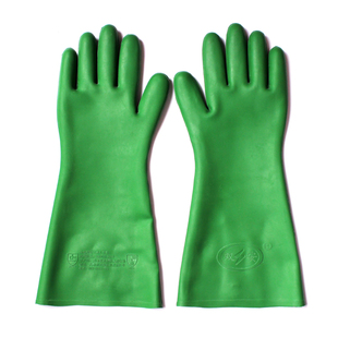 双安 40CM/45CM耐酸碱手套 化工、冶炼、制药防腐蚀工业橡胶手套