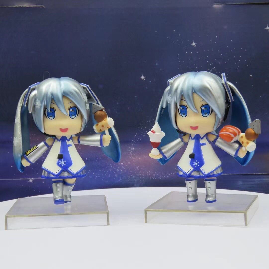 初音未来miku手办美少女机箱冬装冬雪初音二次元动漫人偶可爱摆件