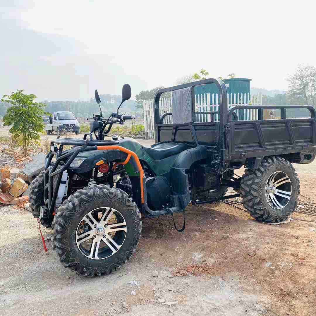 新款四驱宗申250带斗农用四轮越野 摩托车全地形沙滩车果园采摘车