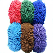 雪尼尔拖把头套替换布套大号拖把套不掉毛长毛拖把布 2只价 包邮