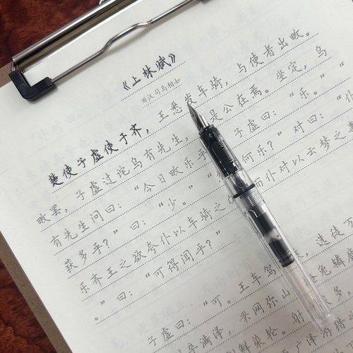 上林赋临摹硬笔簪花小字帖