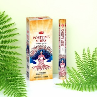HEM熏香印度進口正能量良好氛圍樂觀冥想瑜伽POSITIVE VIBES線香